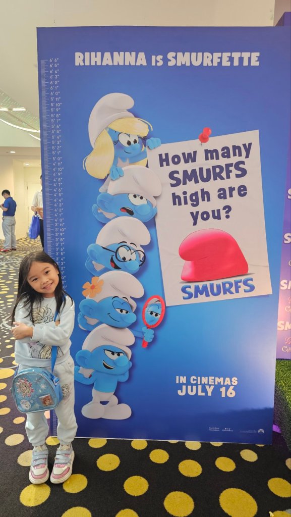 smurfs movie screening kids