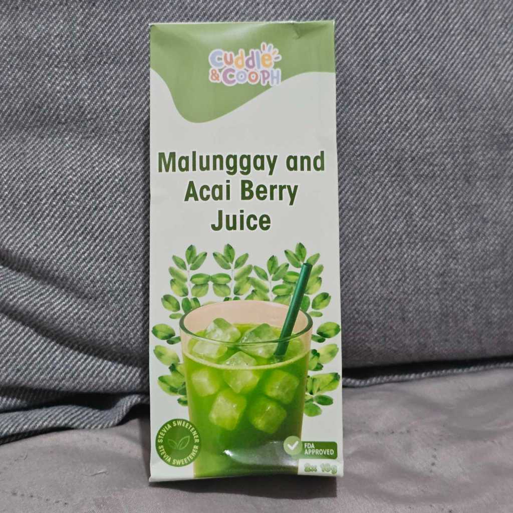 cuddle and coo malunggay and acai berry juice