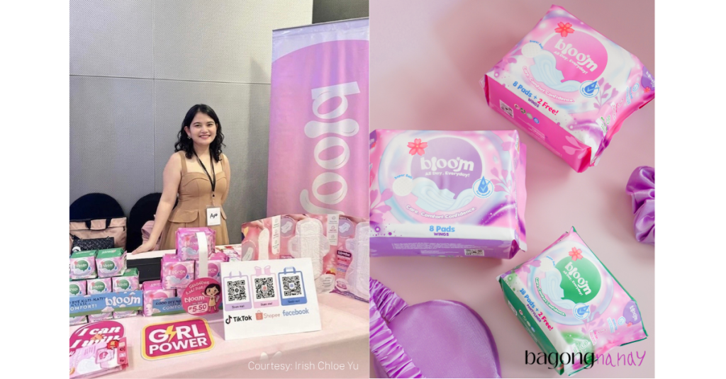 bloom sanitary pad, irish chloe yu owner